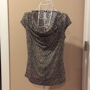 Anne Klein animal print top